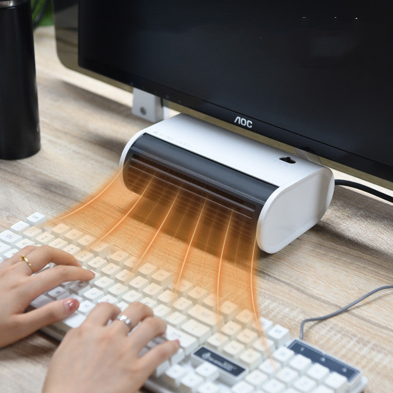 Norvo | Mini Bordvarmer, med Justerbar Vinkel, Bærbar Design & Rask Oppvarming, for Hjem & Kontor