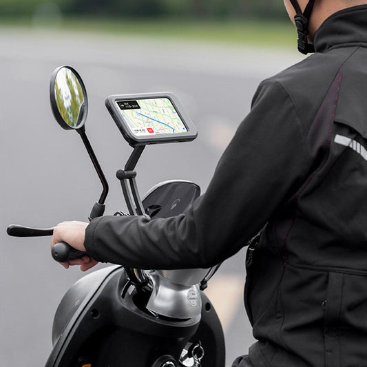 Norvo | Vanntett sykkeltelefonfeste med etui, for motorsykkel/sykkelstyre