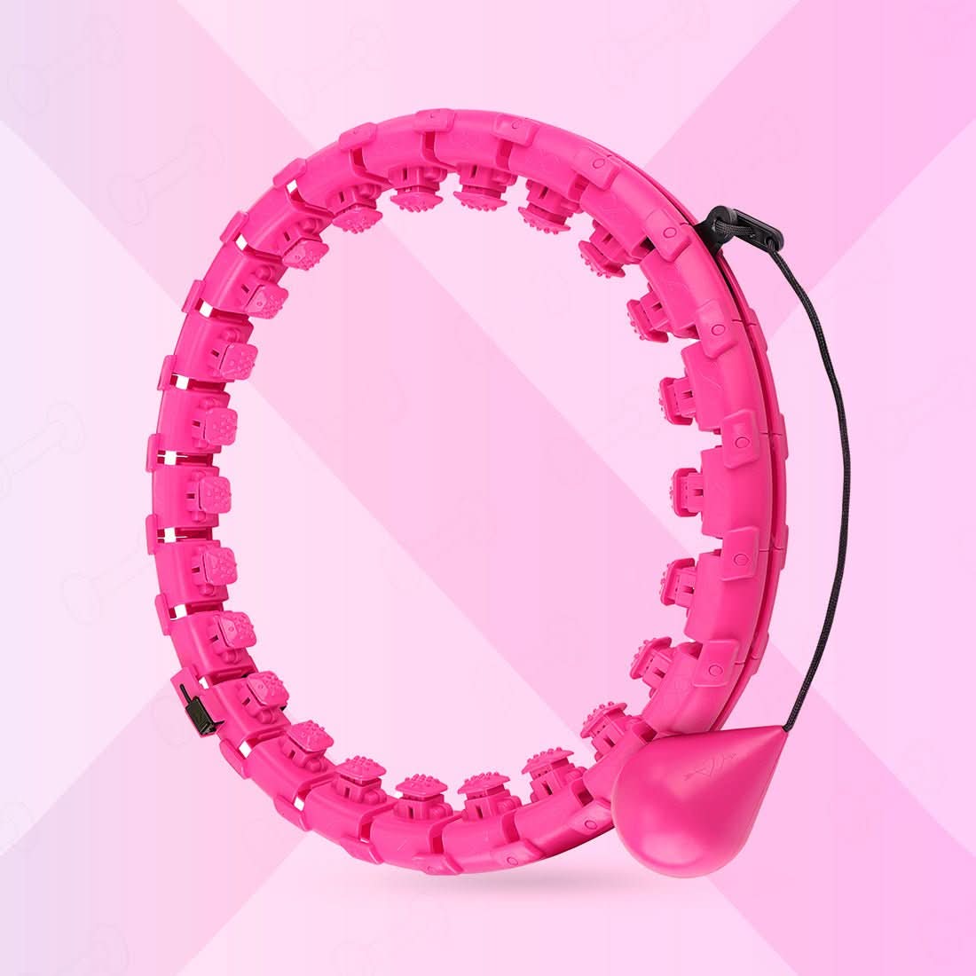 Norvo | Justerbar hula hoop for effektiv hjemmefitness og slank midje