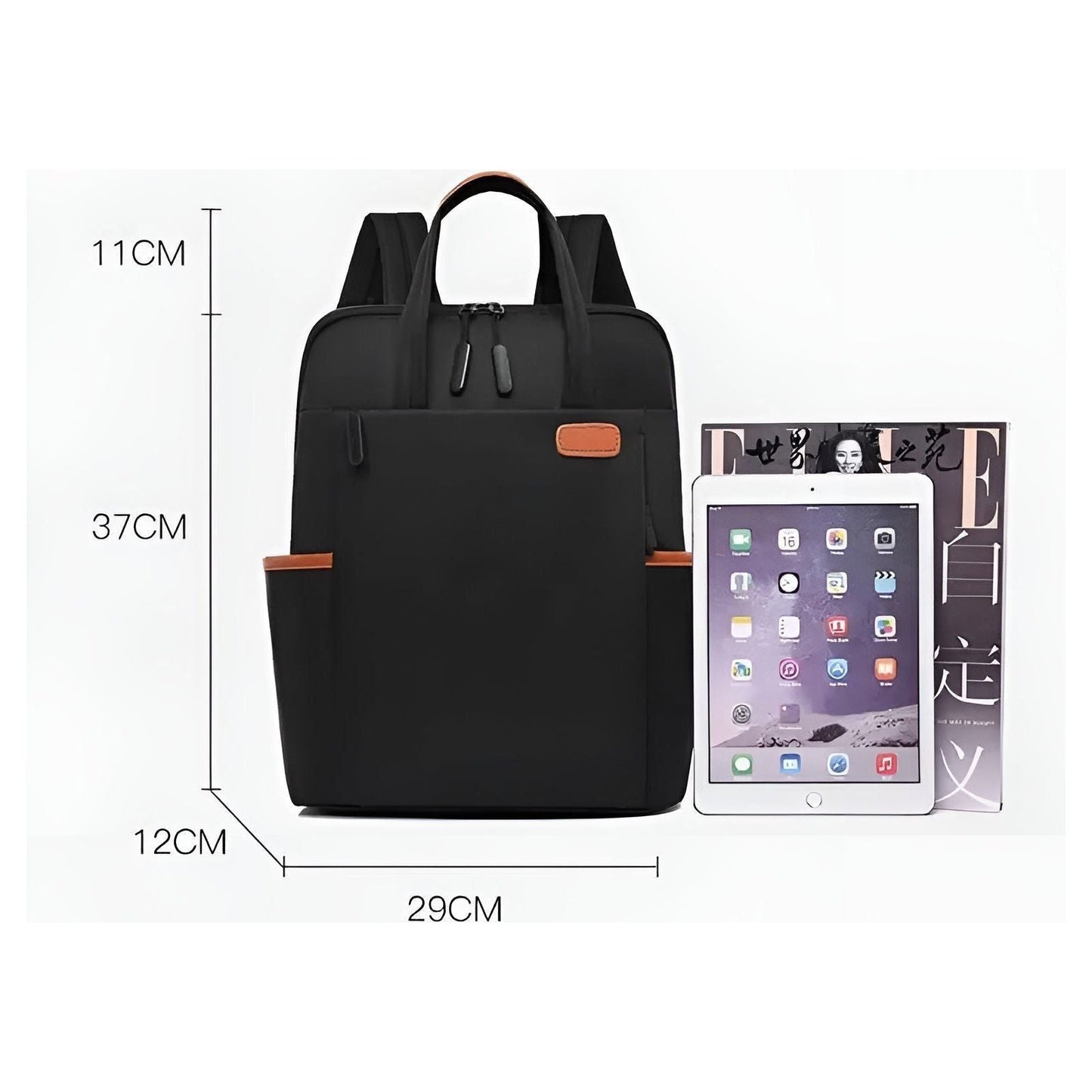 Norvo | Valvera Kvinners Ryggsekk med Tyverisikring | Vannavstøtende & Allsidig å Bruke | I 4 Farger