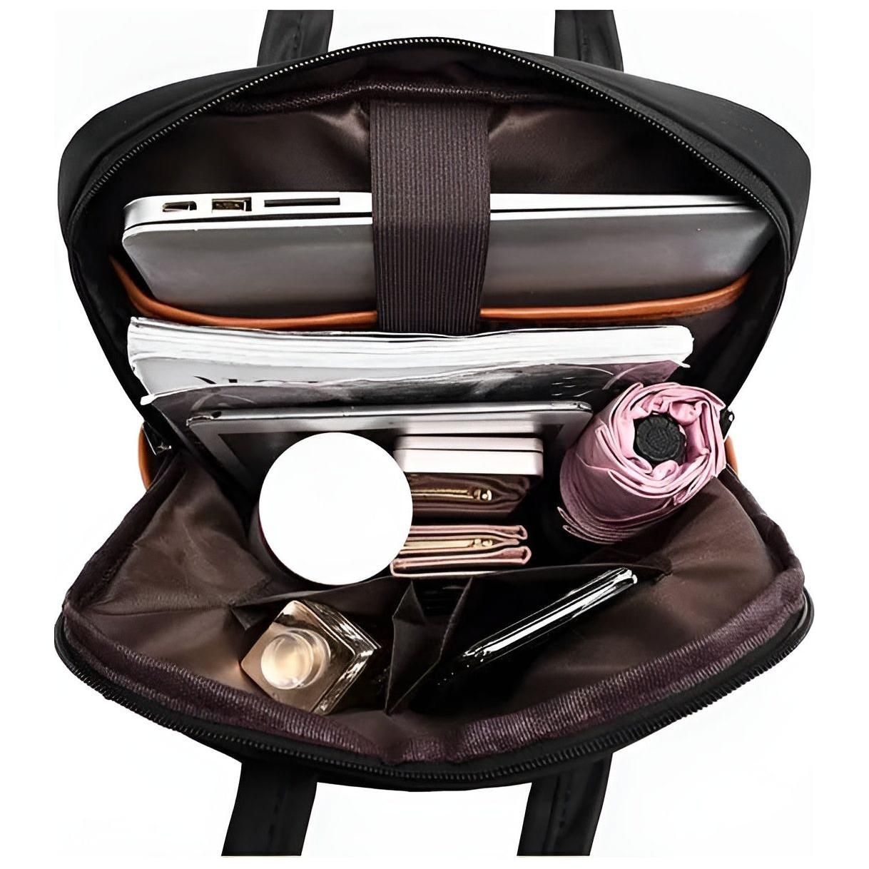 Norvo | Valvera Kvinners Ryggsekk med Tyverisikring | Vannavstøtende & Allsidig å Bruke | I 4 Farger