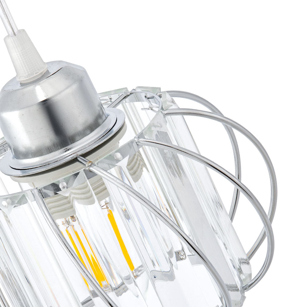 Norvo | Pendellampe svart glass kule taklampe