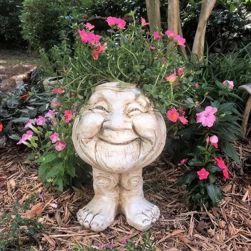 Norvo | Ansikts Statue Plantepotte