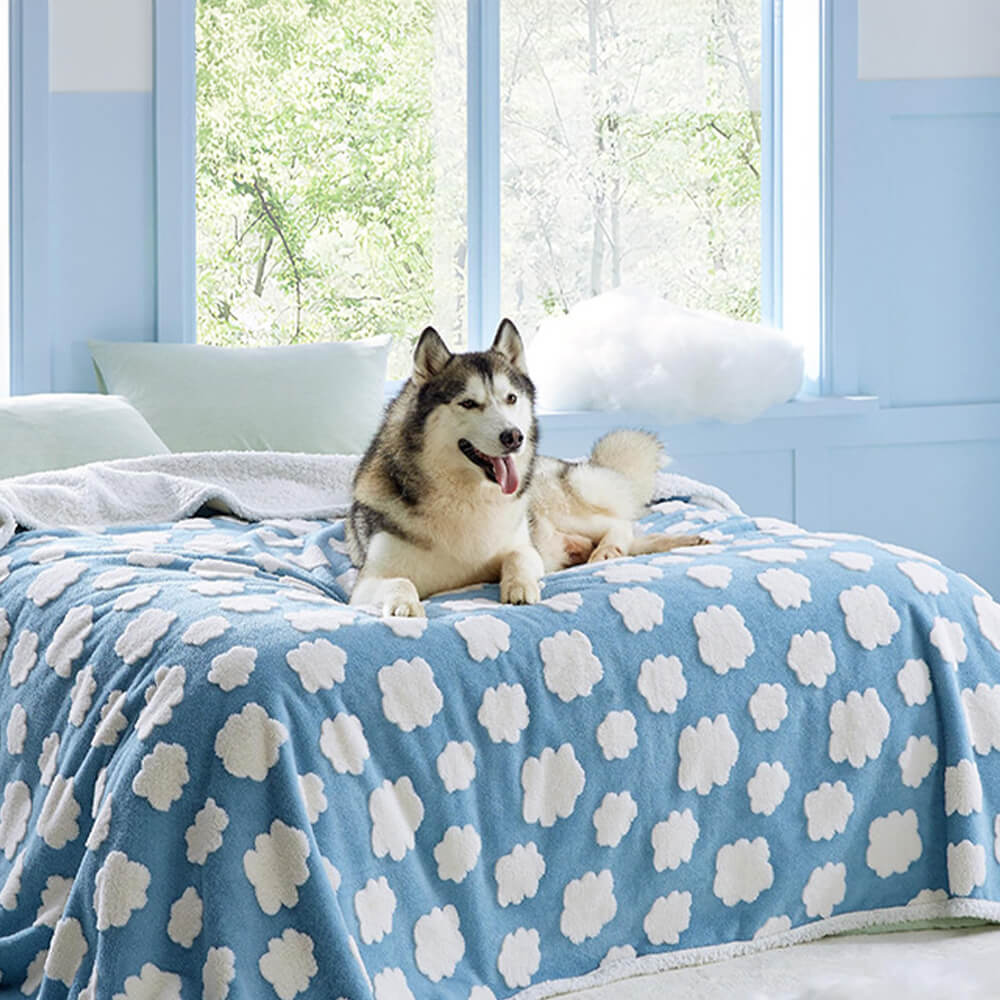 Norvo | Flocket Vanntett Multi-Funksjonell Sherpa Hundeteppe