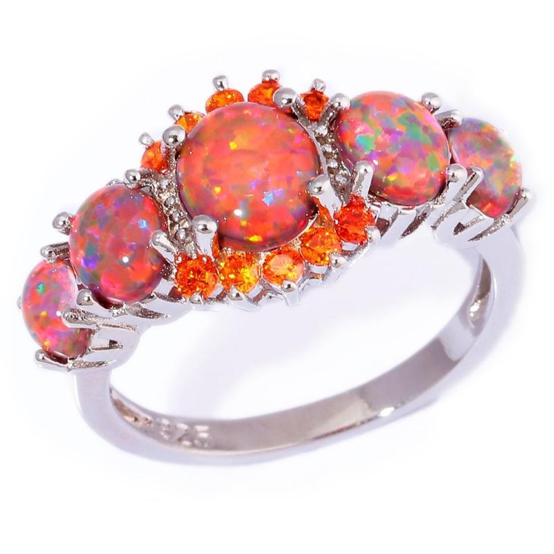 Lux - Fire Opal Granatring | Norvo