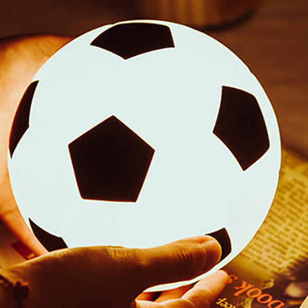 Norvo | Kreativ Fotball Silikon LED Nattlys USB Lading Bordlampe