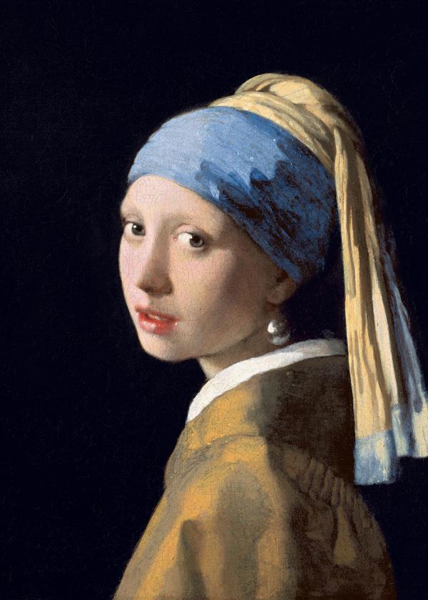 Norvo | Jente med perleørering - Johannes Vermeer