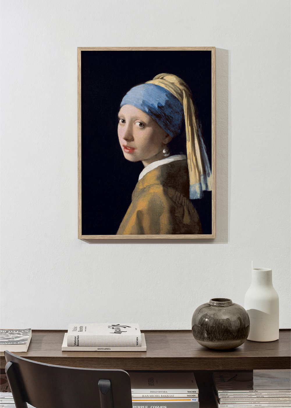 Norvo | Jente med perleørering - Johannes Vermeer