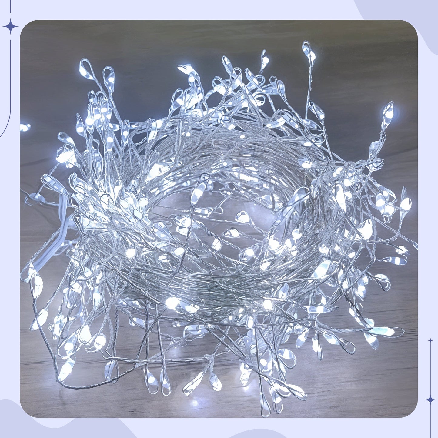 LED Smellbombe Lyskilder – Glitrende Kobbertråd Funksjonell