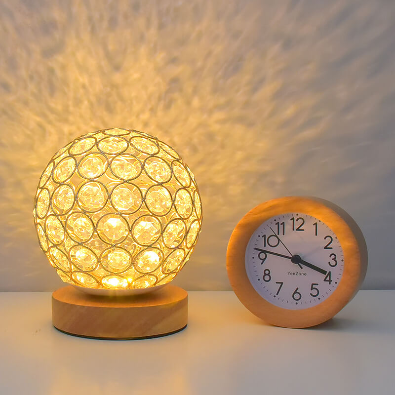 Norvo | Moderne Minimalistisk Rund USB Oppladbar LED Nattlampe Bordlampe