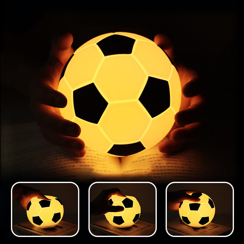 Norvo | Kreativ Fotball Silikon LED Nattlys USB Lading Bordlampe