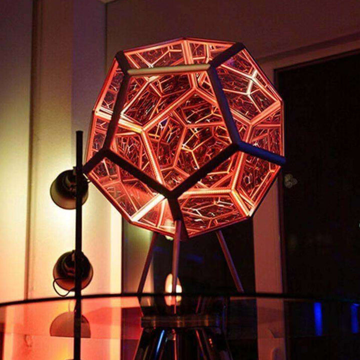 Norvo | Infinity Dodecahedron LED Nattlys Kunst Bordlampe