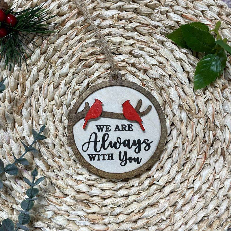 Norvo | Cardinal Bird Tre juleornament