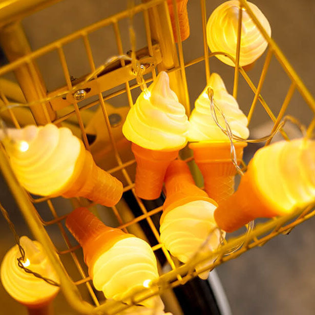 Norvo | Moderne Kreativ Iskrem Barn LED USB Batteri Dekorasjon Lyskilder