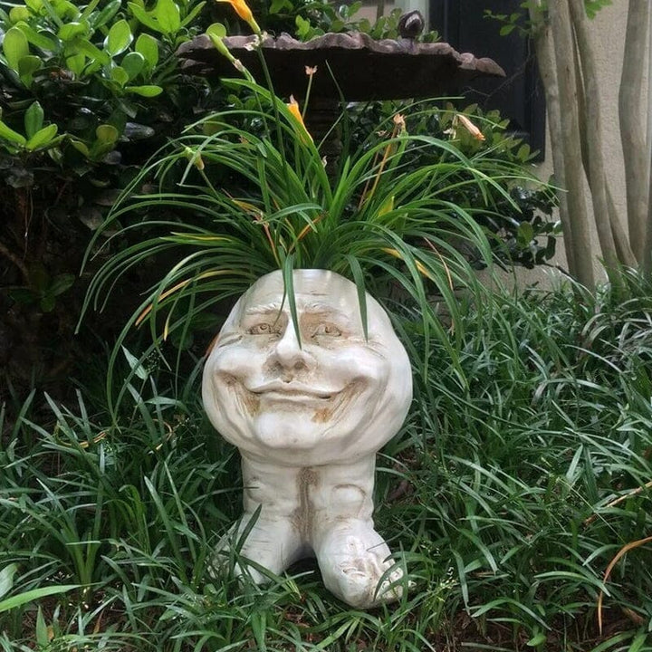 Norvo | Ansikts Statue Plantepotte