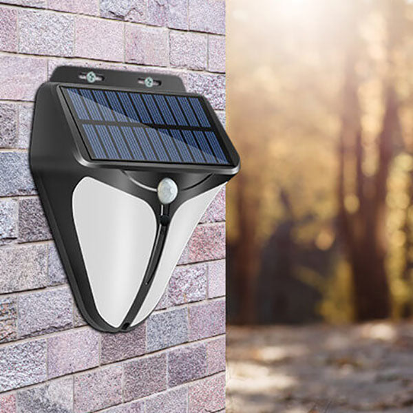 Norvo | Solenergi Intelligent Trekant Utendørs Vanntett Kroppssensor Patio LED Vegglampe