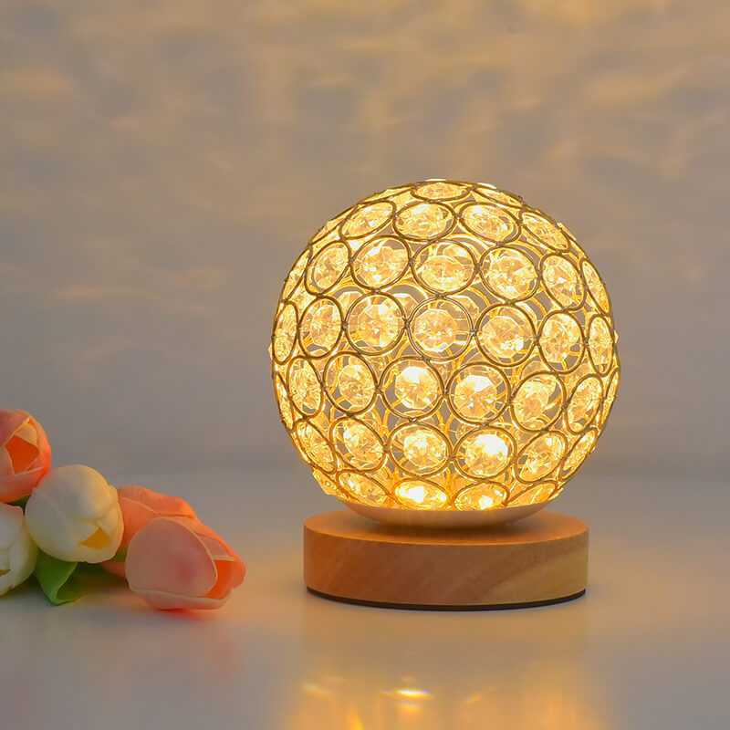 Norvo | Moderne Minimalistisk Rund USB Oppladbar LED Nattlampe Bordlampe