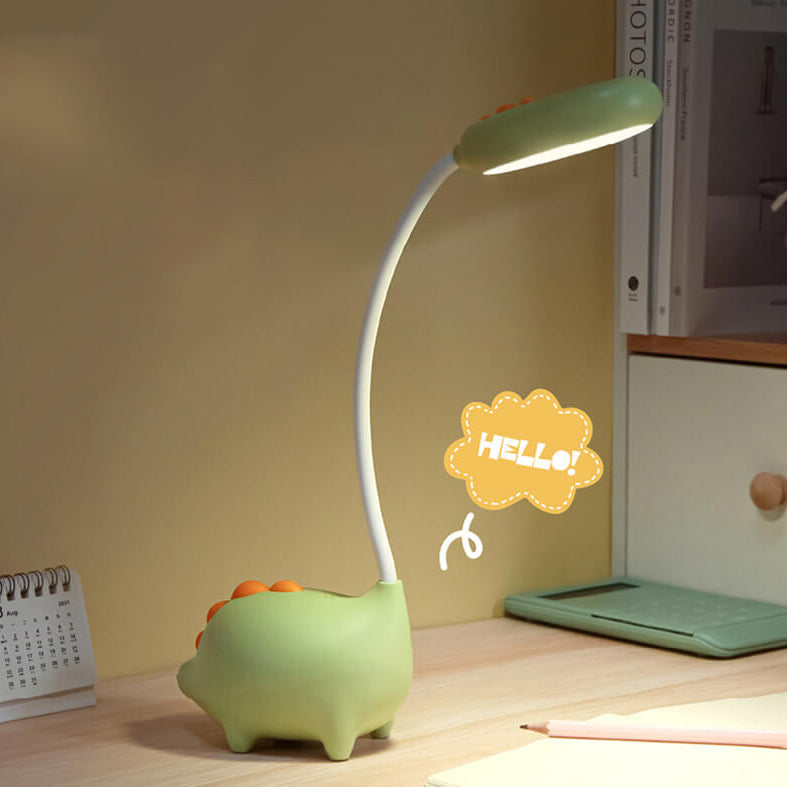Norvo | Oppladbar LED Skrivebordslampe med Tegneserie Dinosaur Øyepleie