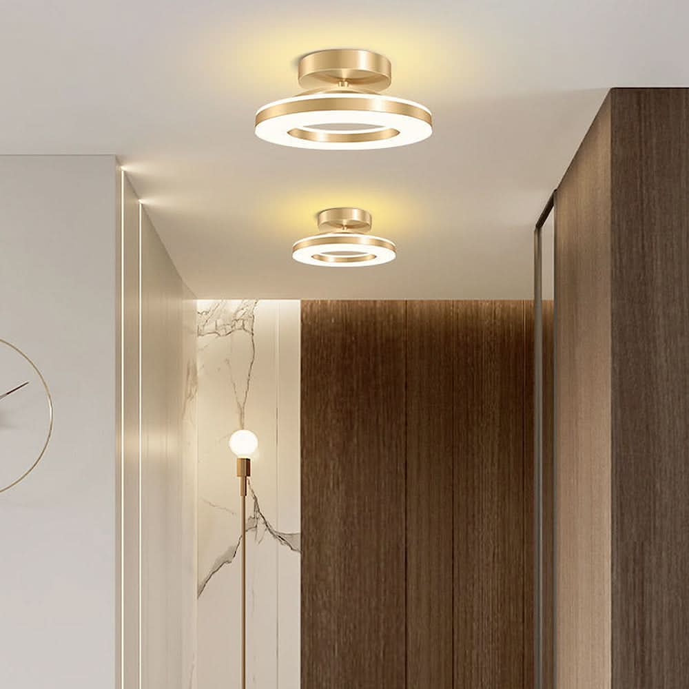 Norvo | ZAYNO Svart LED Taklampe – Moderne Innfelt Montert