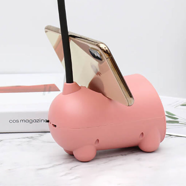 Norvo | Tegneserie Kreativ Kanin LED Berørings USB Pennholdere Skrivbord Lampe