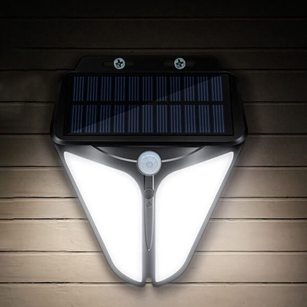 Norvo | Solenergi Intelligent Trekant Utendørs Vanntett Kroppssensor Patio LED Vegglampe