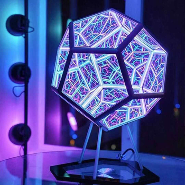 Norvo | Infinity Dodecahedron LED Nattlys Kunst Bordlampe