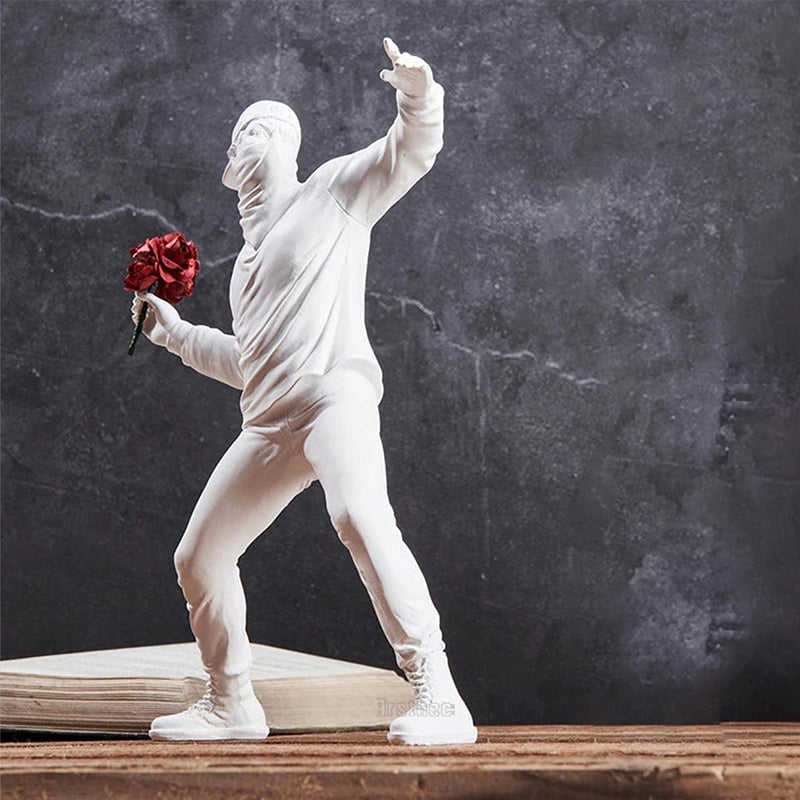 Norvo | Banksy Flower Rioter Ornament