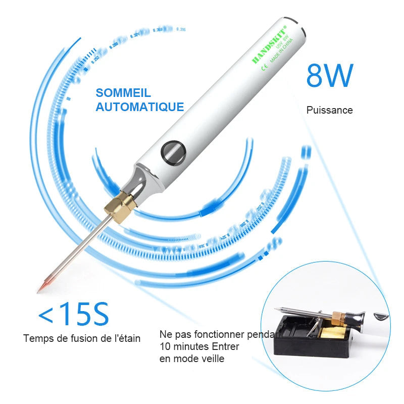 Portable Electric Loddestasjon Set Usb | Norvo