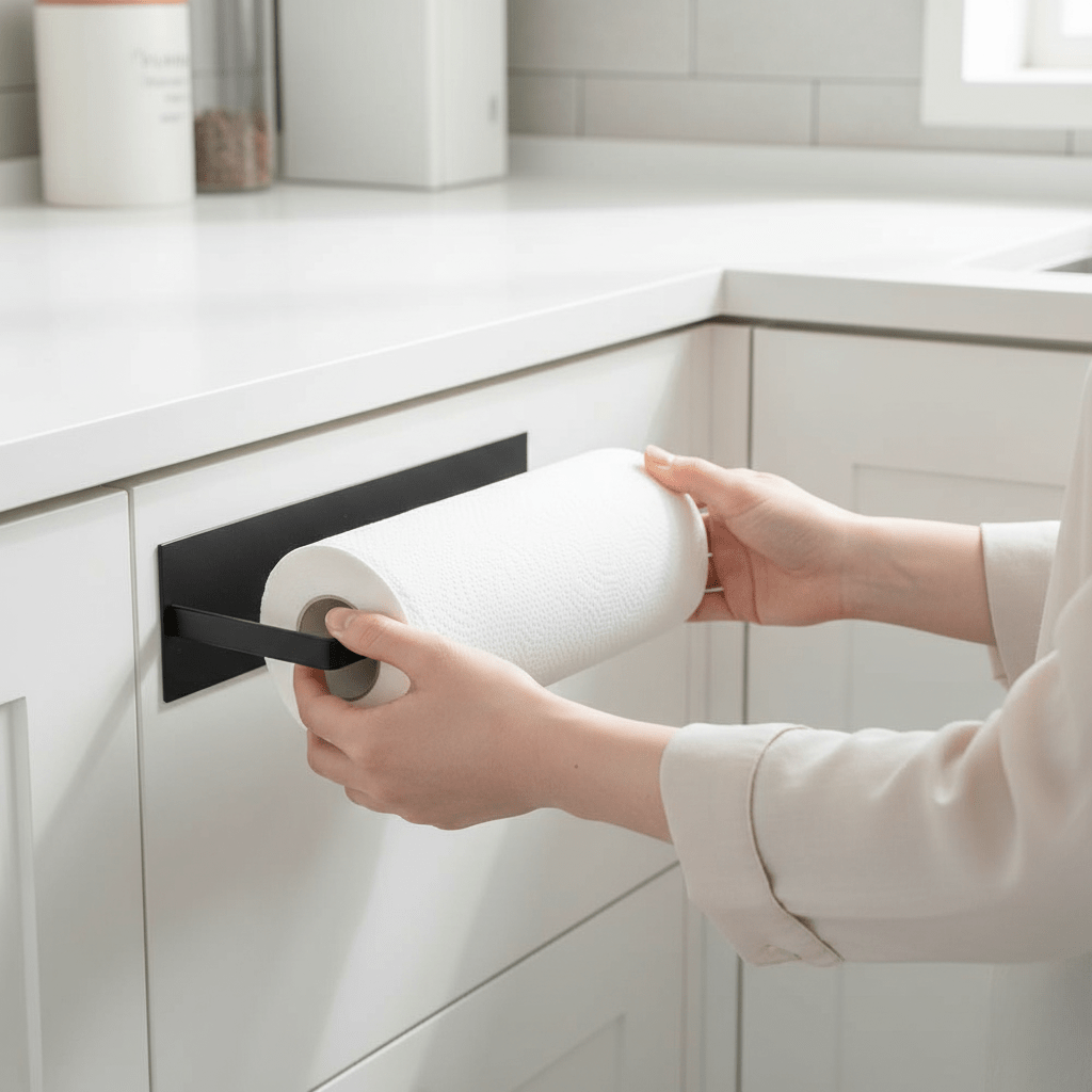 Norvo | Moderne Papirhåndkleholder, Holdbart Jern, Veggmonterbar