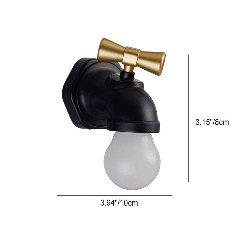 Norvo | Moderne kreativ kran ABS PC USB LED nattlampe vegglampe