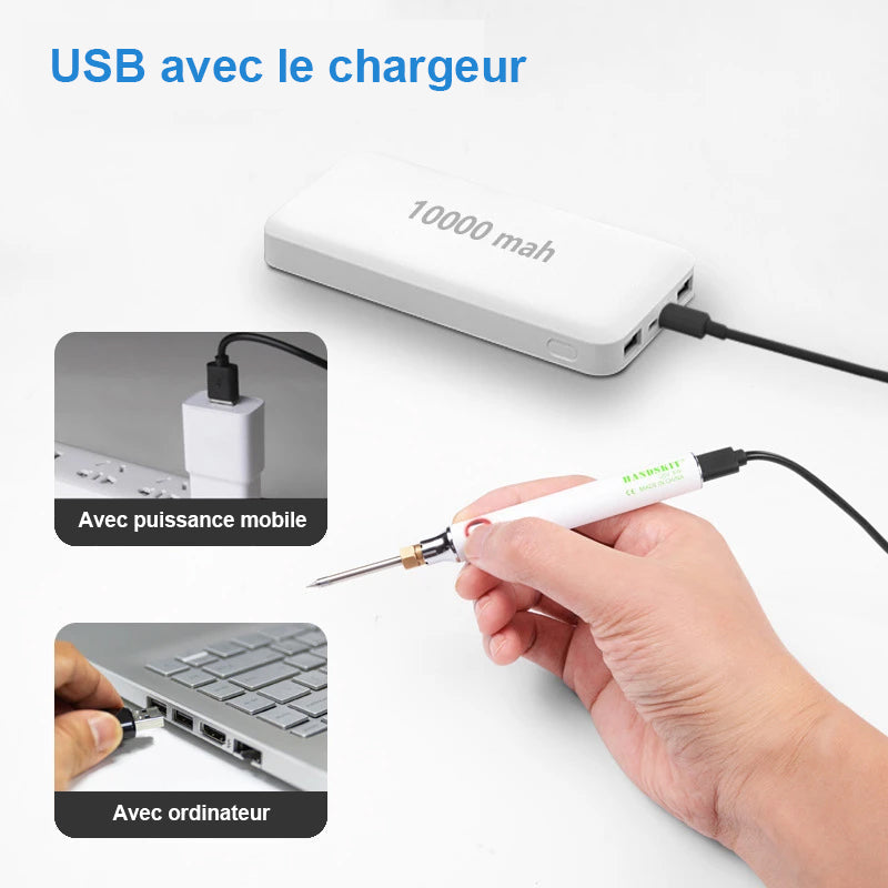 Portable Electric Loddestasjon Set Usb | Norvo