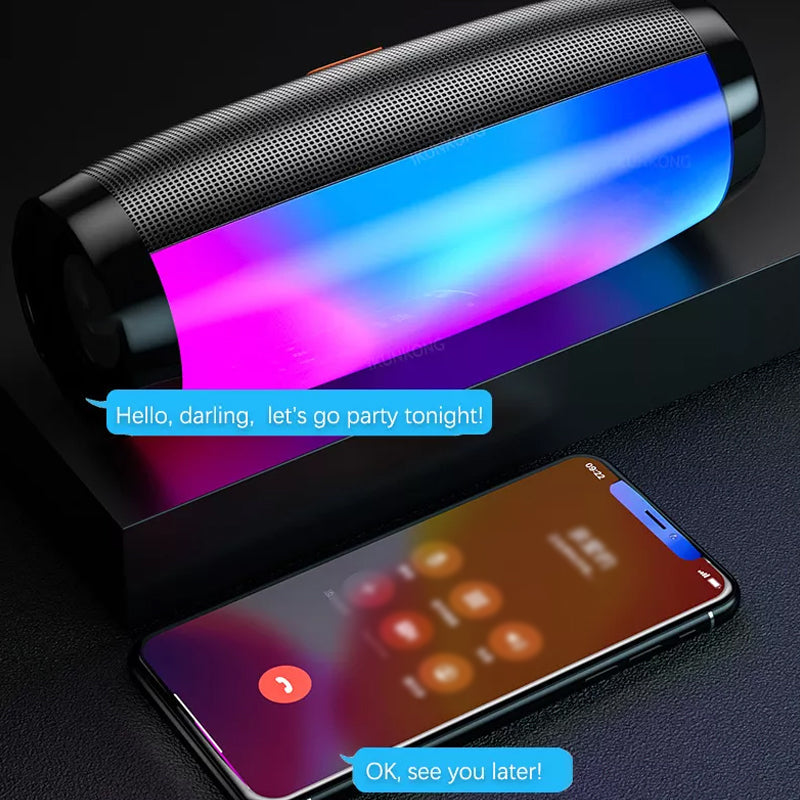 Norvo | LED Bluetooth Trådløs Bass Subwoofer Musikkspiller