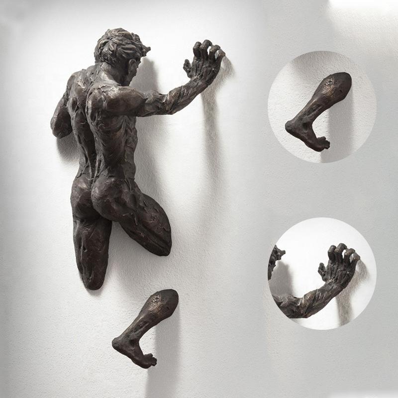 Art of Wall Sculpture Ornament Laget av Resin | Norvo
