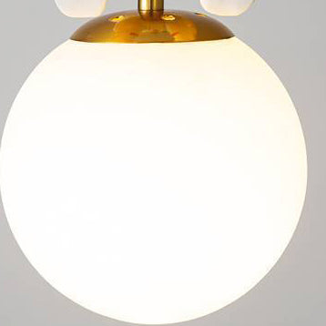 Norvo | Moderne Nordic Barne Orb Astronaut Jern Harpiks 1-Lys Pendellampe for Soverommet