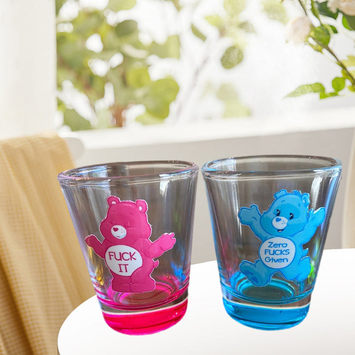 Swear Bears Shot Glasses Set, 6 Pieces | Norvo