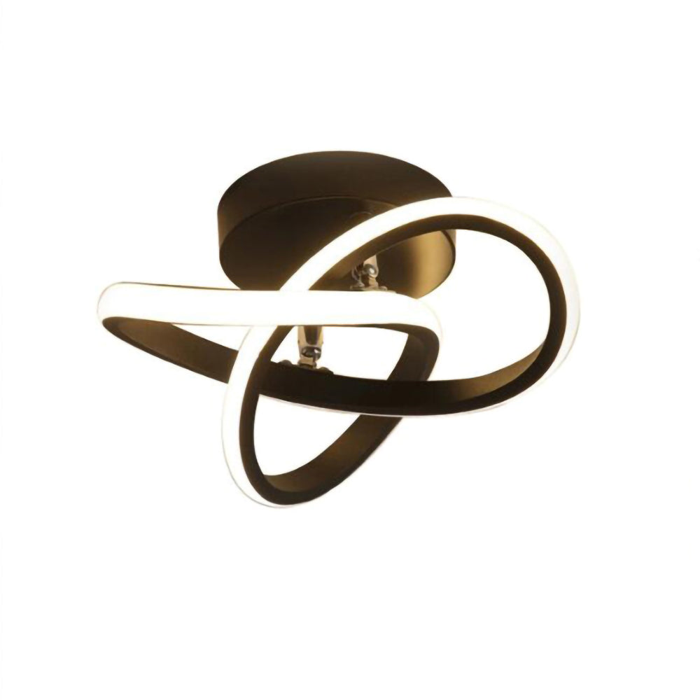 Norvo | Taklampe med LED svart metallramme