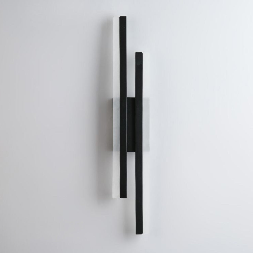 Norvo | LED Vegglampe Akryl Metall Vegglampe Belysningsarmatur