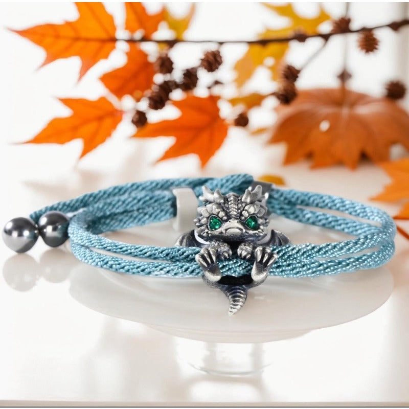 Norvo | Håndlaget Justerbart Baby Drage Armbånd