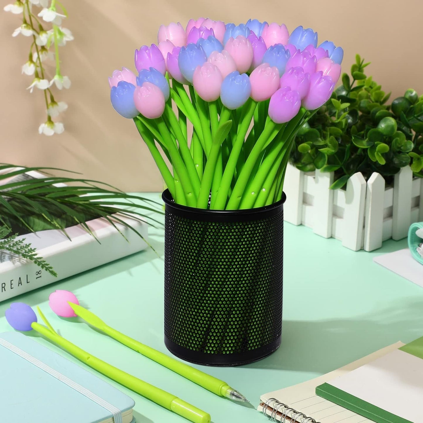 Norvo | Fargeforandrende tulipan kulepenner (sett med 6)