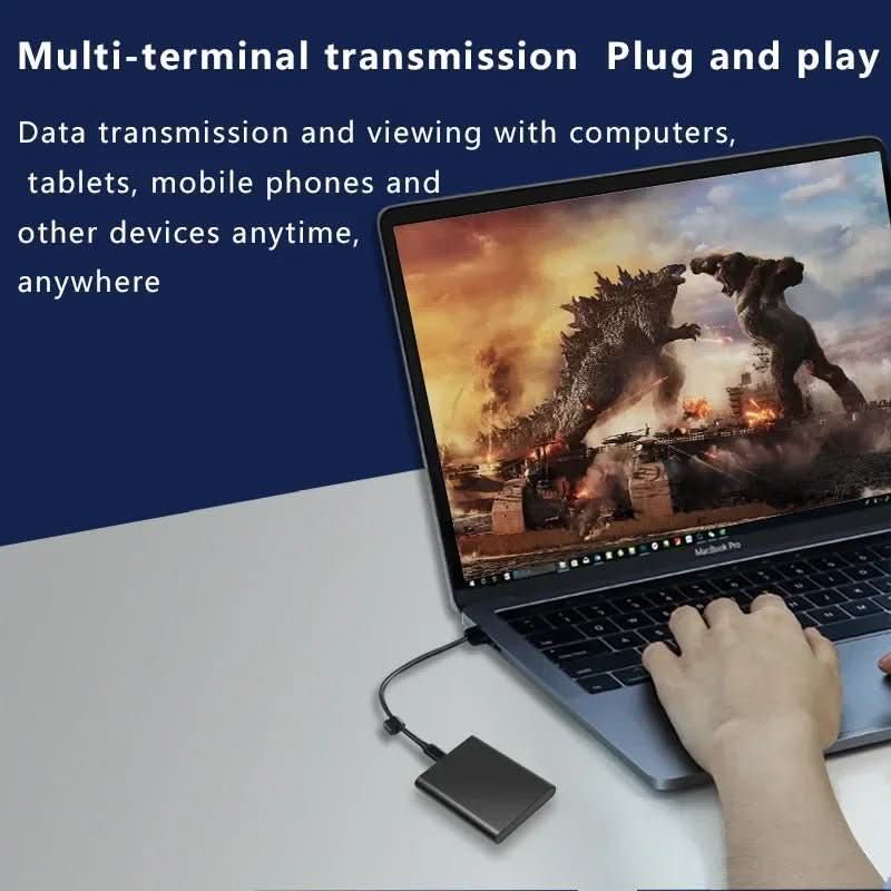 Norvo | Ekstern 100GB Hard Drive med ultra-rask USB-C & USB 3.1 tilkobling