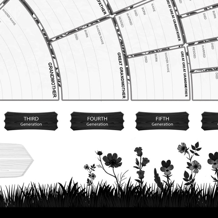 Norvo | Familietre Diagram | Slekt og Genealogi Oversikt | Flerfarget