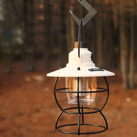 Norvo | Utendørs Vintage Camping Lys Hest Lys Oppladbart Bærbart Camping Lys