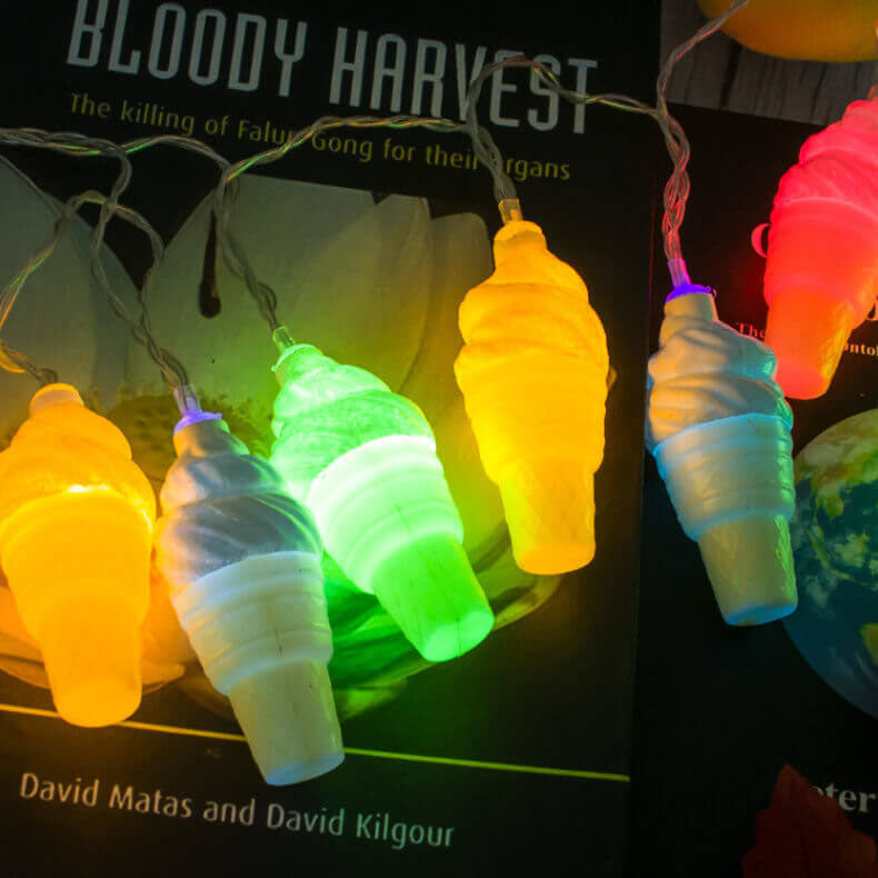 Norvo | Moderne Kreativ Iskrem Barn LED USB Batteri Dekorasjon Lyskilder