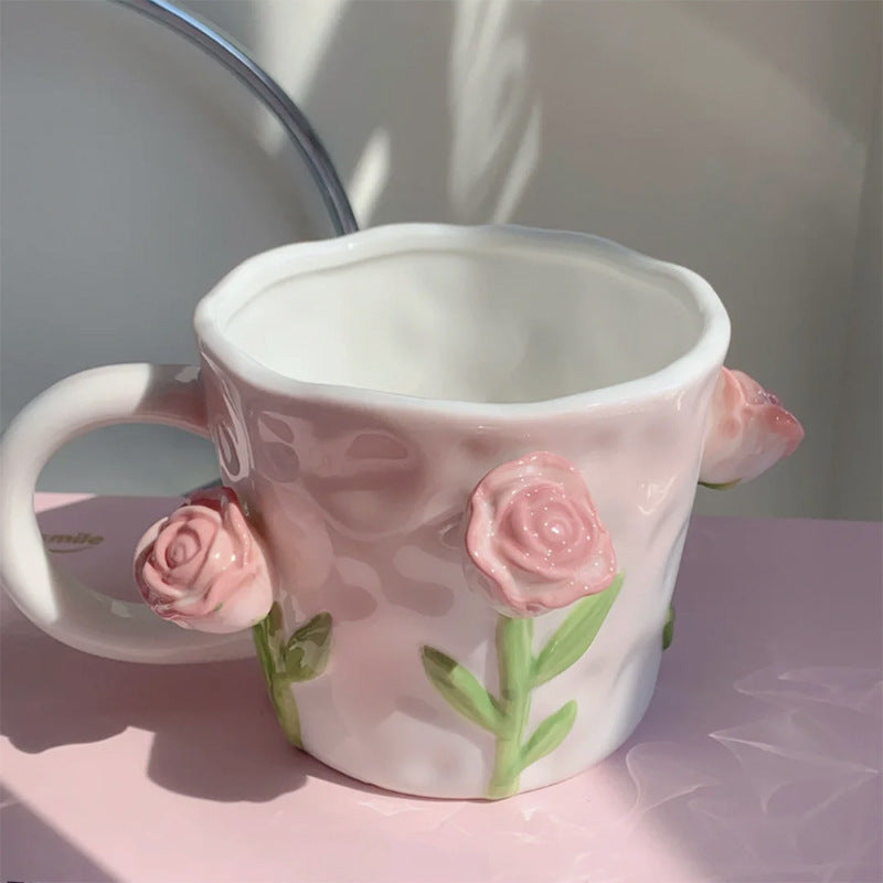 Norvo | Frendorf 3D Floral Håndmalt Krus