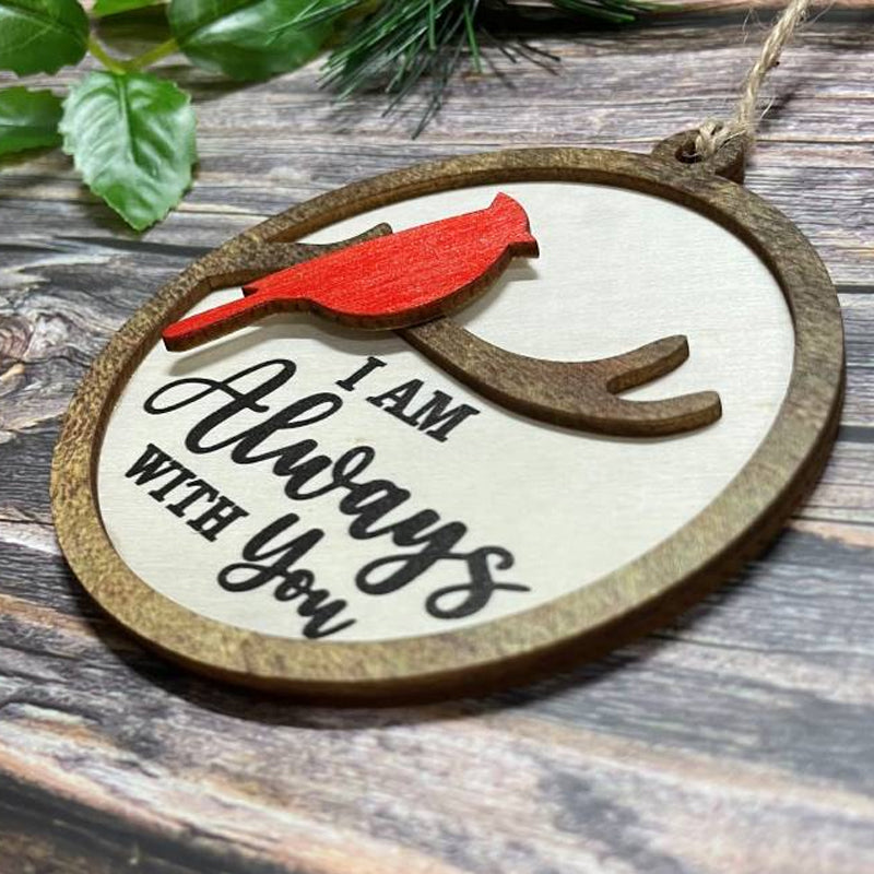 Norvo | Cardinal Bird Tre juleornament