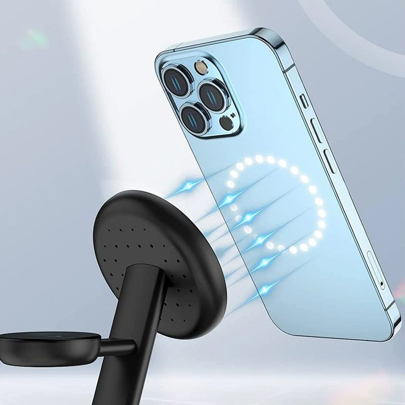 Norvo | Sammenleggbar magnetisk 3-i-1 trådløs lader