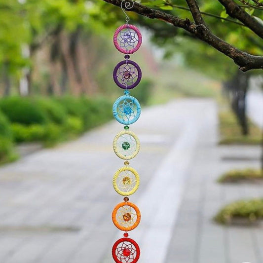 Norvo | Chakra Dreamcatcher Rainbow Yoga Wall Decoration