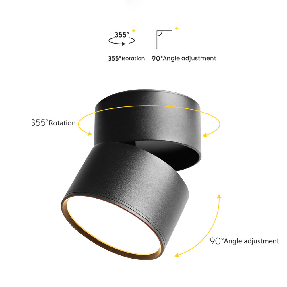 Norvo | LED taklampe med justerbart spotlight-hode