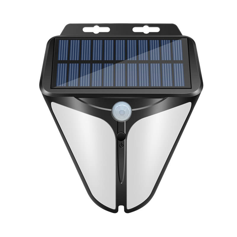 Norvo | Solenergi Intelligent Trekant Utendørs Vanntett Kroppssensor Patio LED Vegglampe