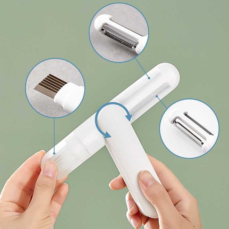 Norvo | 3 i 1 Multifunksjonell Roterende Skrellekniv